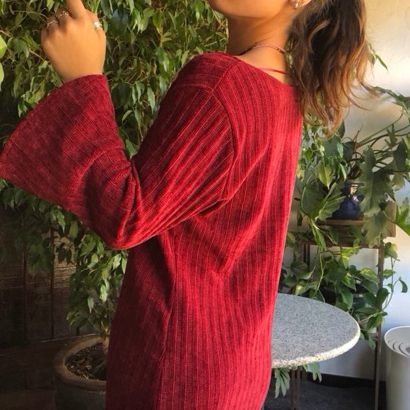 SOLD! Papillon Blanc Crushed Velvet Dress - Picture 5 of 8